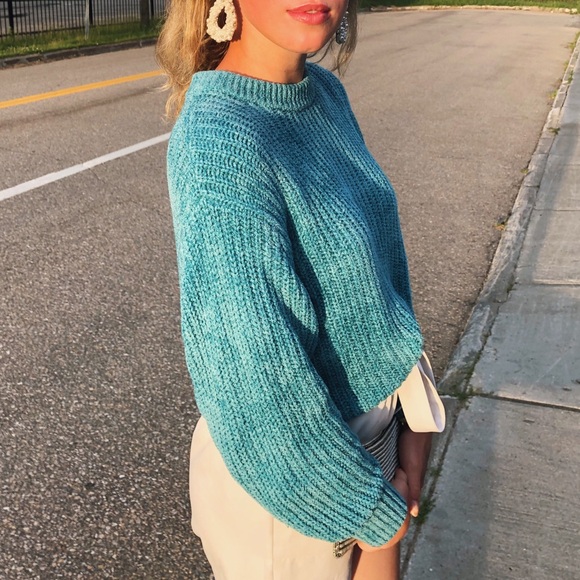 selling this aritzia blue sweater! - Picture 1 of 3